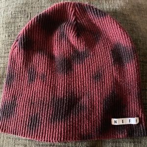 Neff tie dye beanie